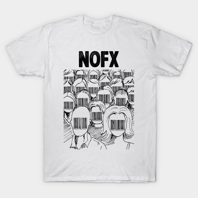 Barcode face NOFX T-Shirt by adima
